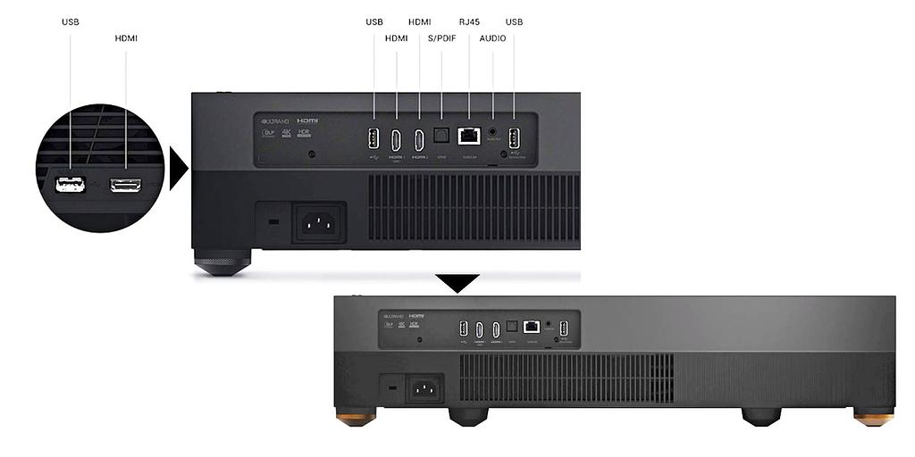Ультракороткофокусный лазерный проектор Optoma UHZ65UST 4K фото 2