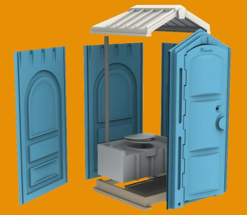 Туалетная кабина «Стандарт» EcoGR фото 2