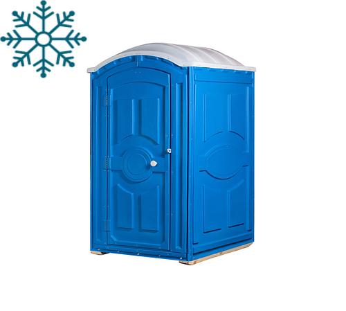 Туалетная пластиковая кабина «Эконом» с обогревом бака фото 1