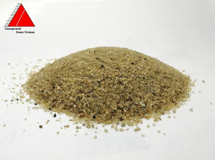 Кварцевый песок для пескоструйных работ, фракция 0,5-1,0 мм фото 1