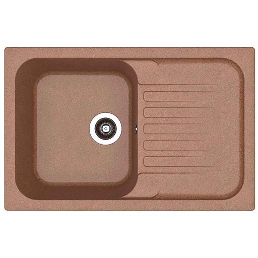 Мойка "Адель 780" (780х510х217), терракота фото 1
