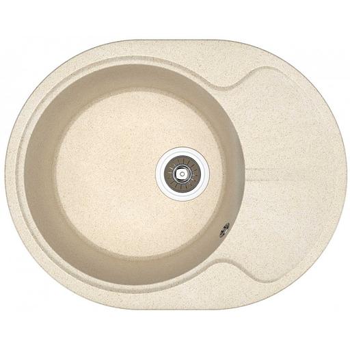 Мойка "Берта 620" (620х510х217), латте фото 1