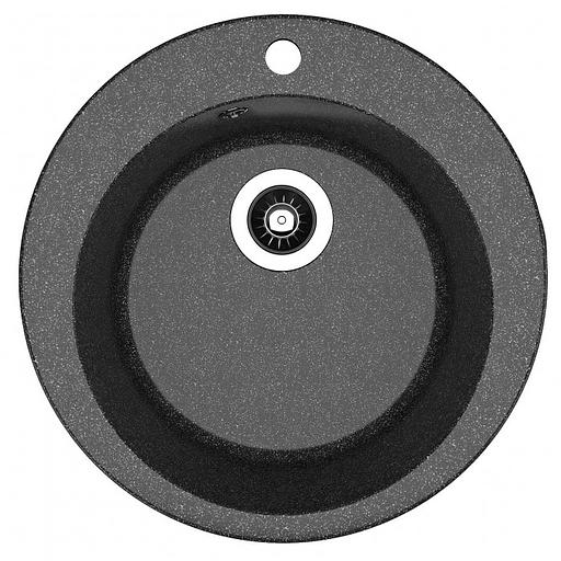 Мойка "Гала" (d510х217), черный фото 1