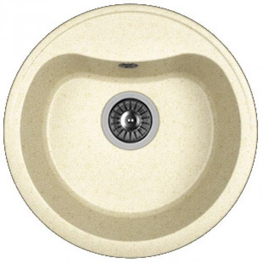 Мойка "Дора" (d435х221), латте фото 1