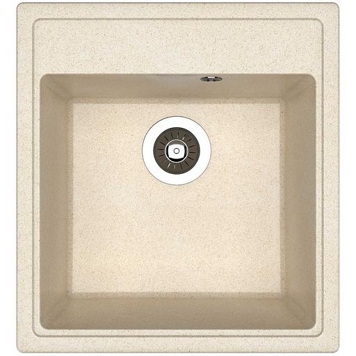 Мойка "Ника 470" (470х510х217), латте фото 1