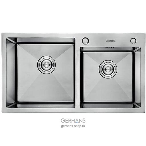 Кухонная мойка премиум GERHANS (780*430 *220мм), нерж. фото 1