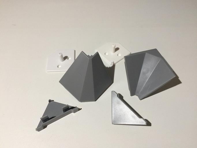 Комплект заглушек (Престиж) - серый фото 1