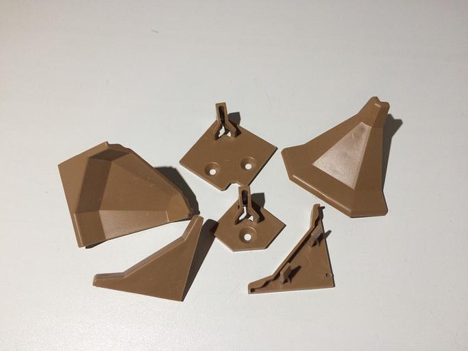 Комплект заглушек (Престиж) - коричневый фото 1