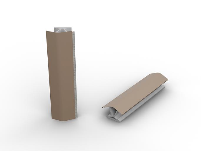 Угловое соединение 135 (34 семолина бежевая) Н-100 фото 1