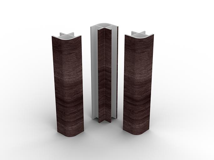 Угловое соединение 90 (31 дуб темный) Н-100 универсальное фото 1