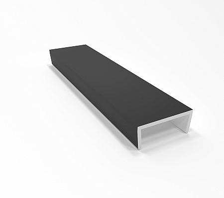 Торцевая заглушка Н-100 (11 черный) фото 1