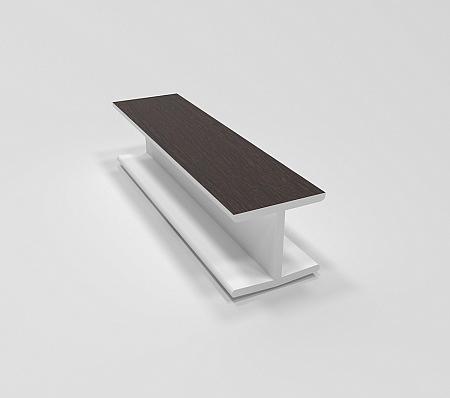 Угловое соединение 180 (4 венге) Н-100 фото 1