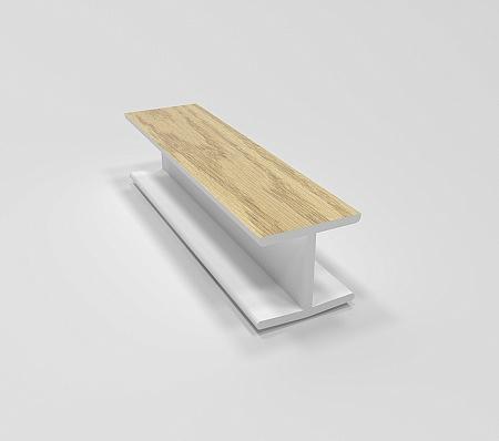 Угловое соединение 180 (1 дуб горный) Н-100 фото 1