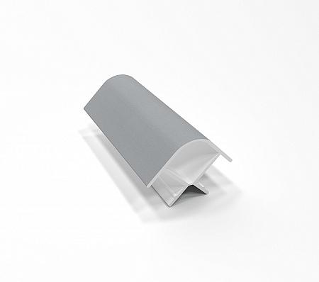 Угловое соединение 90 (8 гладкий алюминий) Н-100 универсальное фото 1