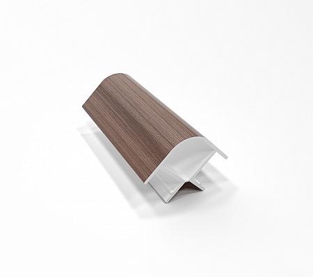 Угловое соединение 90 (21 ясень шимо темный) Н-100 универсальное фото 1