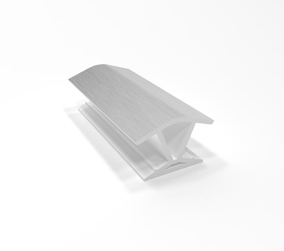 Угловое соединение 135 (13 алюминий шлифованный) Н-100 фото 1