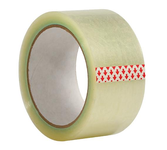 Скотч 50мм*66м*43мкм, прозрачный premium фото 1