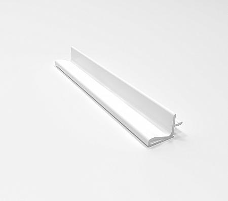 Профиль-ручка в верхнюю базу тип-3 L=4,05м Белый крашенный фото 1