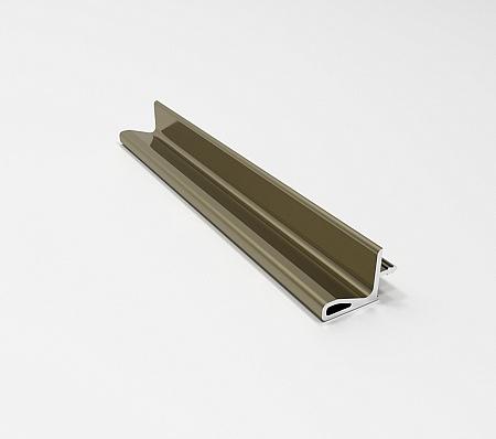 Профиль-ручка в верхнюю базу тип-3 L=4,05м Шампань фото 1