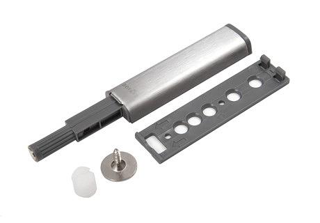 Упор-защелка фасада c толкателем и магнитом, нерж. сталь AMF13/SST фото 1