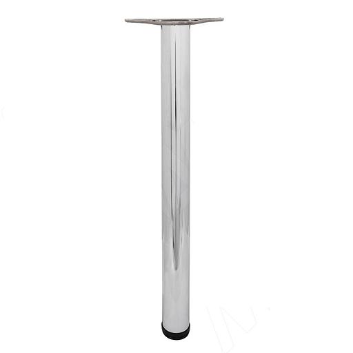 Опора-нога D60, H710мм, хром (крепление "усы") фото 1