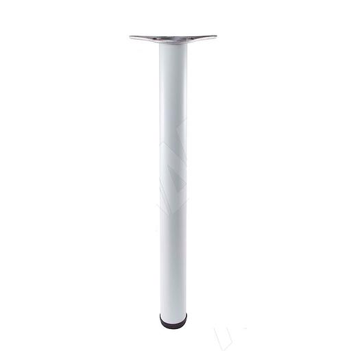 Опора-нога D60, H710мм, белая (крепление "усы") фото 1