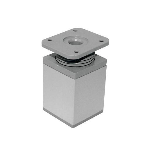 SETE Ножка регулируемая, квадратная 40х40мм, Н=60мм, алюминий фото 1