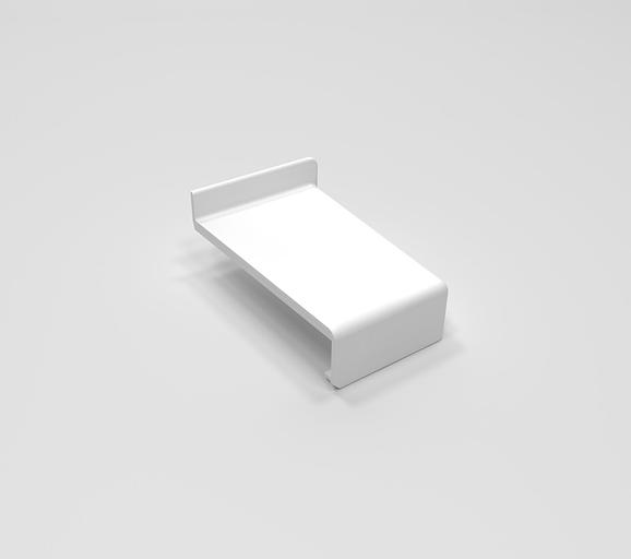 Накладка декор. ABS левая, белая фото 1