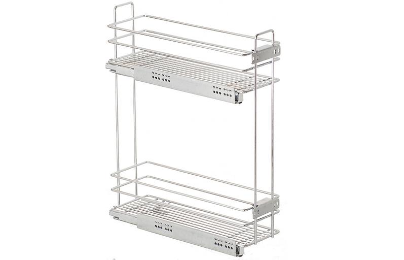 Квадро 150 левая на напр. с доводчиком (хром) 102 фото 1