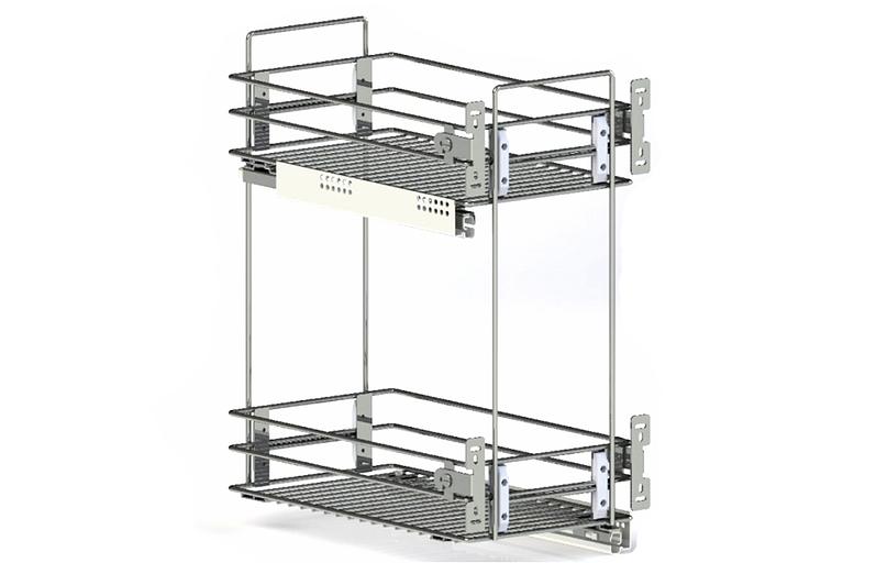 Квадро 400 на напр. с доводчиком (хром) 119 фото 1