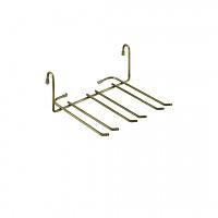 Полка для бокалов мини (235*250*100мм), бронза фото 1