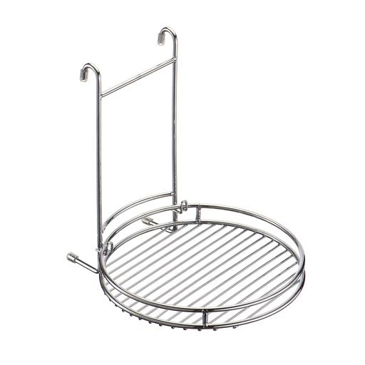 Полка круглая разборная, диам. 24 мм (276х240х271мм), хром фото 1