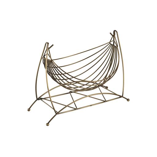 Корзина д/фруктов подвесная (330х210х240мм), бронза фото 1