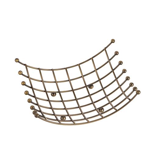 Ваза для фруктов (230х190х100мм), бронза фото 1