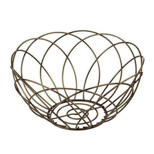 Ваза для фруктов, Тип-I (260х260х120мм), бронза фото 1