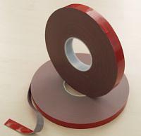 Двусторонний скотч 19мм * 5м (красный) фото 1