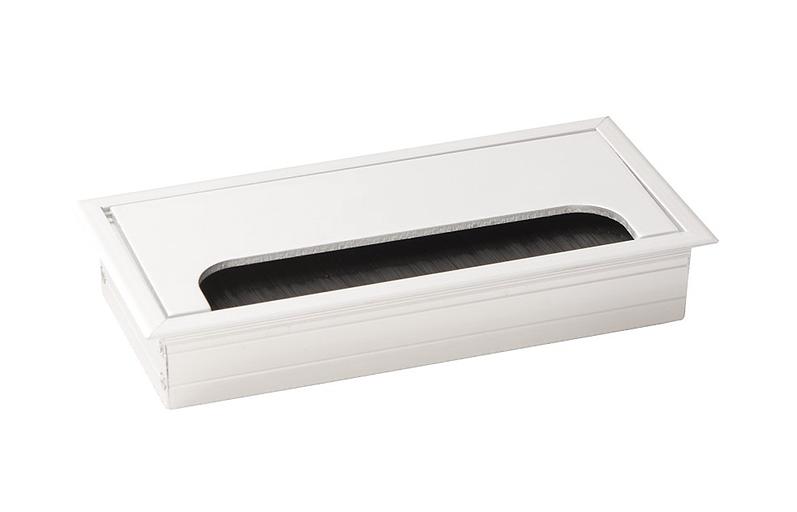 Заглушка кабель-канала 80*160 мм, белая фото 1