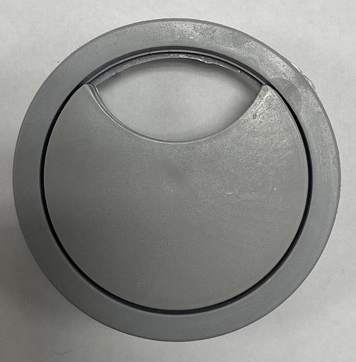 Розетка компьютерного стола d=60мм, серая фото 1