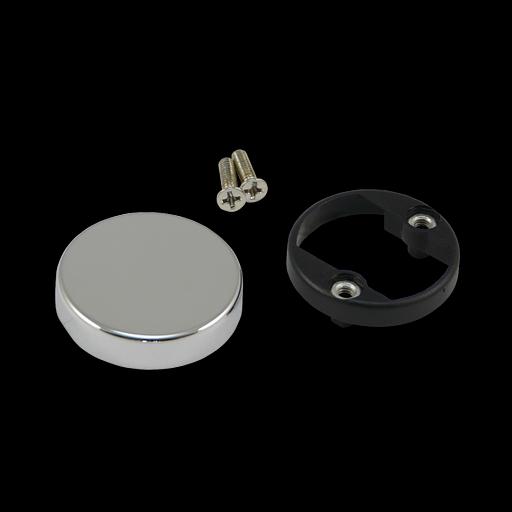 Накладка кругл. хром AGV + вкладыш для стекл. фото 1