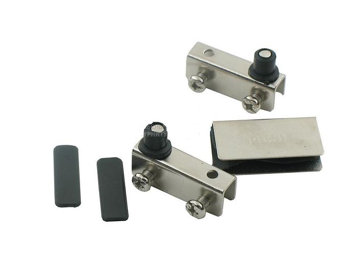 К-т для 1 стекл. двери без лифта, хром фото 1