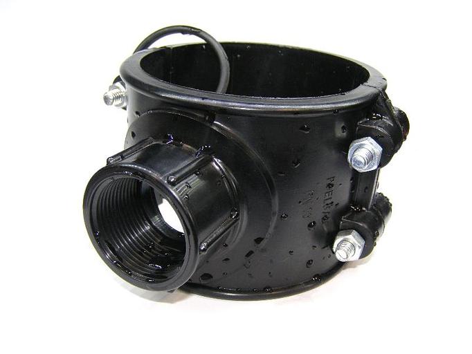 Седловая врезка ПНД 63x1/2 компрессион. фото 1