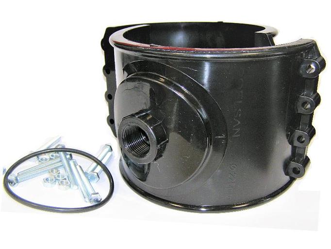 Седловая врезка ПНД 250x1 1/2 компрессионная фото 1