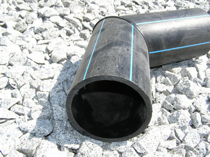 Отвод сварной 200 мм ПЭ100 SDR11 (90 градусов) фото 2