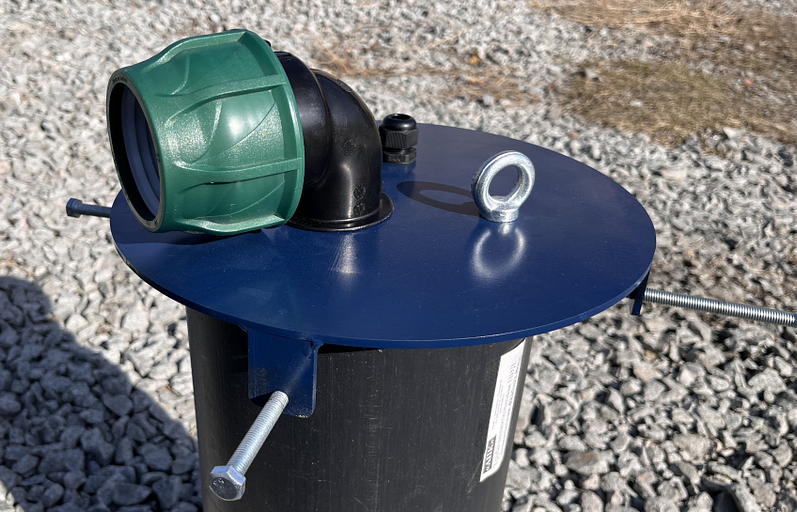 Оголовок для скважины ОСП 180-270/63 стальной фото 1