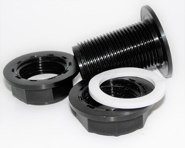 Отвод из бака 1 1/4" (адаптер) фото 3