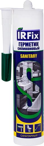 Герметик силиконовый санитарный IRFIX бесцветный 310мл фото 1