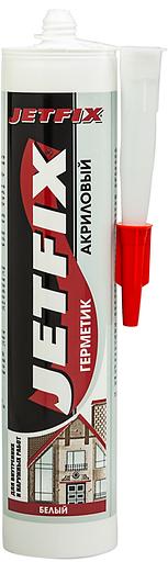 Герметик акриловый JETFIX 310мл белый фото 1