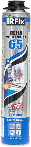 Пена монтажная IRFix 65 профессиональная зимняя 820мл фото 1