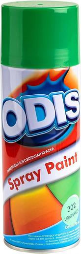 Краска аэрозольная акриловая ODIS 302 светло-зеленый 450мл фото 1