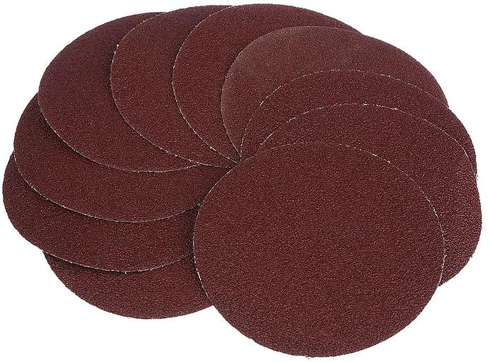 Круг абразивный Vertextools на ворсовой основе 125мм Р180 (10) фото 1